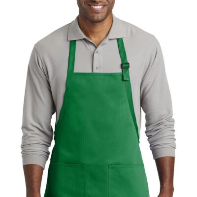 Medium Length Two Pocket Bib Apron Thumbnail