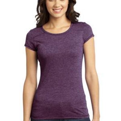 Juniors Gravel 50/50 Girly Crew Tee Thumbnail