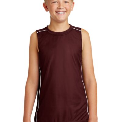 Youth PosiCharge™ Mesh Reversible Sleeveless Tee Thumbnail