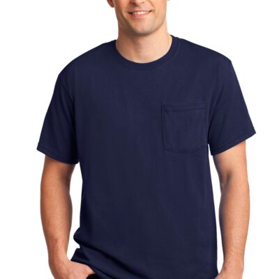 Heavyweight Blend ™ 50/50 Cotton/Poly Pocket T Shirt Thumbnail