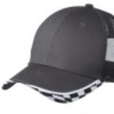 Checkered Racing Mesh Back Cap Thumbnail