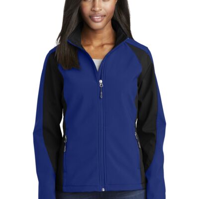 Ladies Colorblock Soft Shell Jacket Thumbnail
