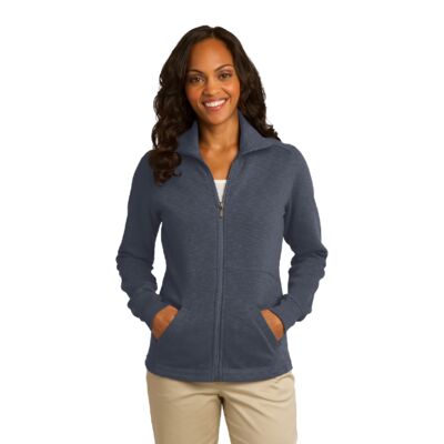 Ladies Slub Fleece Full Zip Jacket Thumbnail