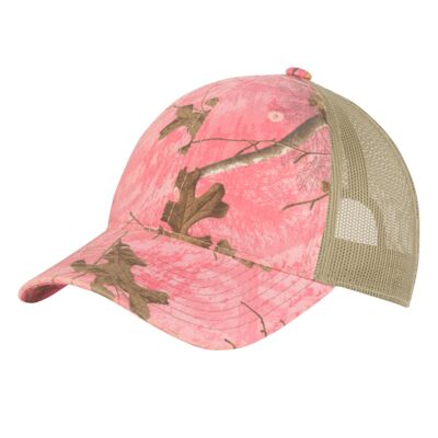 Unstructured Camouflage Mesh Back Cap Thumbnail