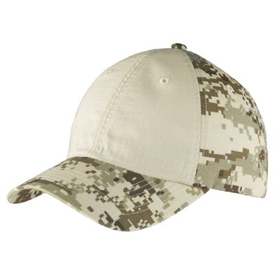 Colorblock Digital Ripstop Camouflage Cap Thumbnail