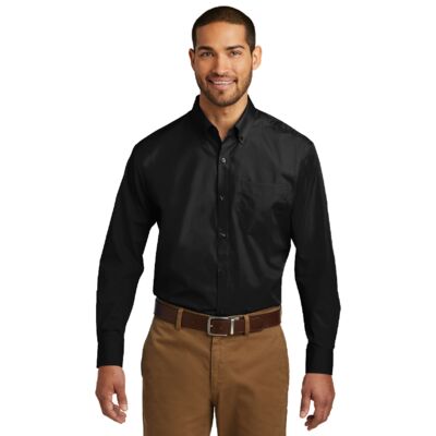 Tall Long Sleeve Carefree Poplin Shirt Thumbnail
