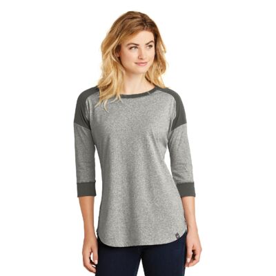 ® Ladies Heritage Blend 3/4 Sleeve Baseball Raglan Tee Thumbnail