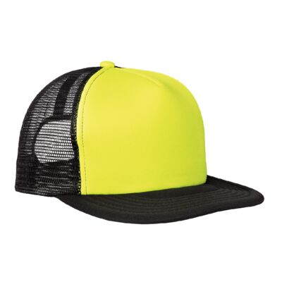 Flat Bill Snapback Trucker Cap Thumbnail