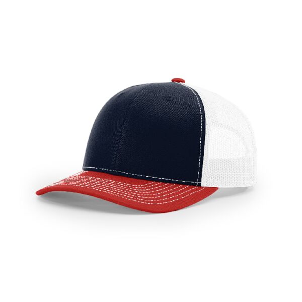 Snapback Trucker Cap - Tri-Color Thumbnail