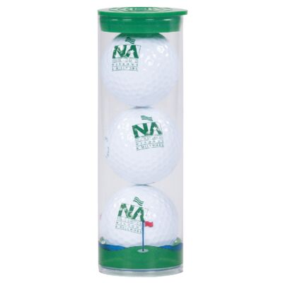 3 Ball Clear Tube w/ Pinnacle Rush Golf Balls Thumbnail