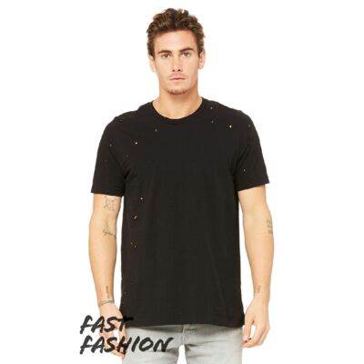 Fast Fashion Unisex Vintage Distressed Tee Thumbnail